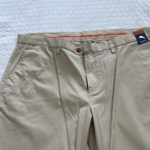 New Tommy Bahama Tan Chino Pants Classic Style